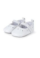 ballerines bb Bébé quatre pattes bébé fille - Blanc Weiss 2301602 17/18 EU