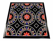 24 " Noir Marbre Table Top