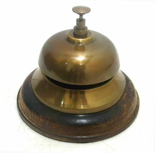 Bureau cloche ancien laiton