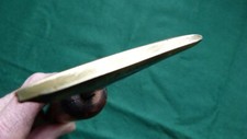 OUTIL ANCIEN BRONZE RELIURE RELIEUR FER A DORER PALETTE FILET SIMPLE 5MM