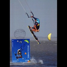 CM - Fête du timbre, kiteboard, oblit 12/10/2013 Paris