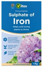 Vitax Sulfate De Fer - Aide Acide Aimer Plantes À Thrive - 1Kg Boite