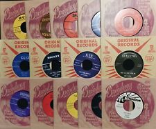 45Re✦ RARE LOT DE 14 REPROS ROCKABILLY des années 50 ✦ Fantastiques disques d...