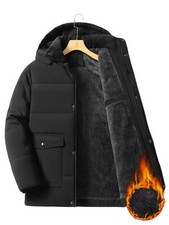 Veste Manteau Matelassée Doudoune Parka à Capuche - Coussin Chauffant - Graphène