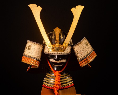 Casque samouraï fer kabuto - fer, &