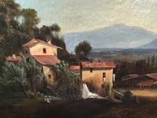 Petit Tableau Ancien Peinture