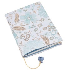 Protège Livres en Tissu Cyan
