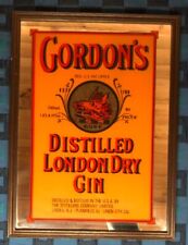 Rare Miroir Publicitaire Cordon’s Distilled London Dry Gin