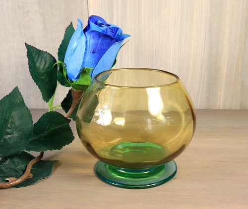 Vase boule ancien verre - boule, en