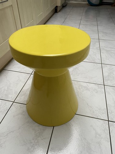 Tabouret chevet jaune en - /,