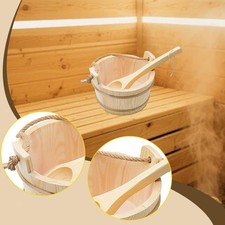 Tonneau de sauna en bois et