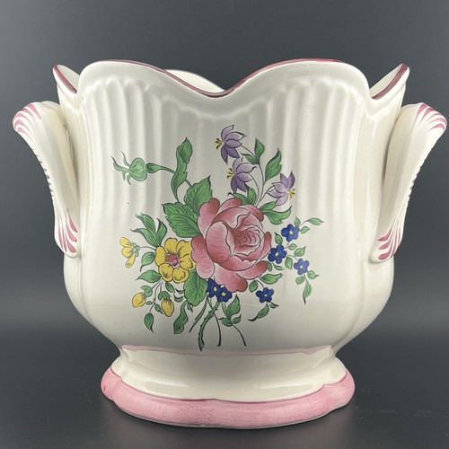 Lunéville faience cache pot - faience,