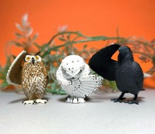 Lot de 3 figurines Snowy Owl