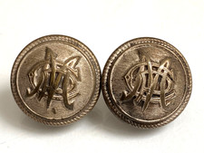 Lot de 2 boutons anciens 21,5