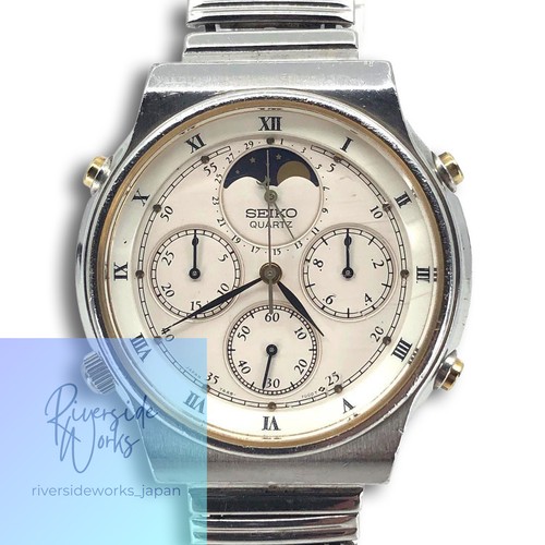 Chronographe seiko moonphase - chronographe,