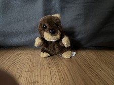 Peluche marmotte vintage 10 cm