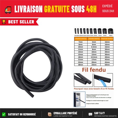 Gaine électrique ondulée