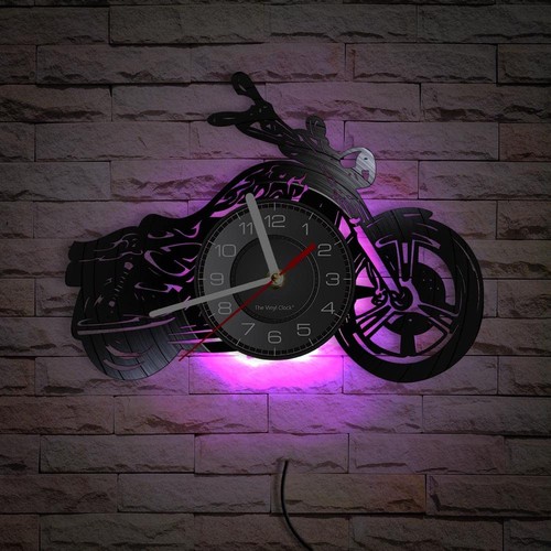 Horloge murale vinyle - horloge, en
