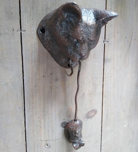 Porte heurtoir chat - heurtoir, souris