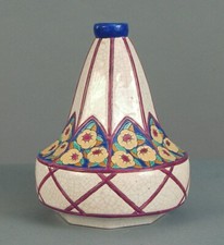 Longwy French Art Deco Vase