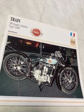 Train 500 4 cylindres type 12000 carte moto de collection Atlas France