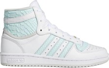 Chaussures Adidas Top Ten RB Femmes HP9545 Blanches Bleues En Cuir US 6.5 180 $