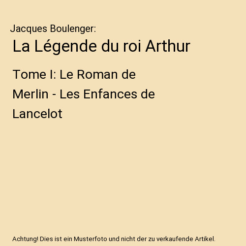 Légende roi arthur - du,