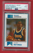 Carte Gradée NBA Basketball 1993 SCD Multi Sport Magic Johnson #18 PSA 9