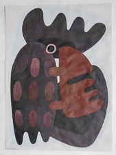 Isabelle Lanchon EX3 art brut, outsider, singulier, peinture, dessin