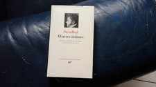 LA PLEIADE STENDHAL OEUVRES INTIMES ED 1966