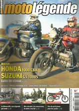 MOTO LEGENDE N°189 HONDA 1000 CBX / SUZ GS 1000 S / ROYAL ENFIELD 250 / OLLEARO