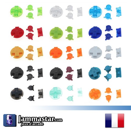 Set boutons gameboy pocket - de,