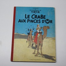 ALBUM BD TINTIN – LE CRABE AUX PINCES D’OR – B29 – 1960 – CASTERMAN (T9)