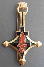 Insigne 3° CSPLE LÉGION ÉTRANGÈRE Compagnie Saharienne Portée ORIGINAL BADGE