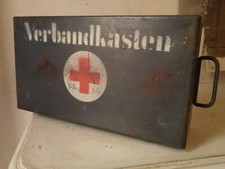 BOITIER DE VEHICULE BLINDÉ WH LUFT 2E GM VERBANDKASTEN PREMIERS SECOURS BON ETAT