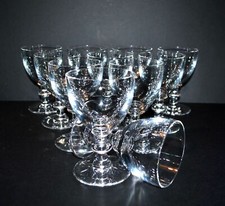 SAINT-LOUIS Lot de 11 Verres à vin TRIANON en cristal "2e choix" H12cm