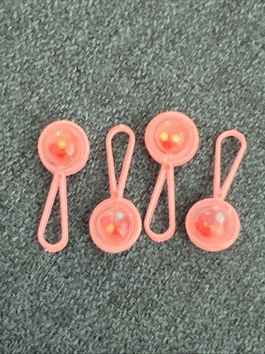 Lot hochets rose - 4, pour