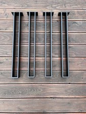 Pieds de Table Métal Noir Hairpin  71 cm Style Industriel Loft Lot de 4 N122