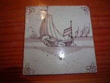 Carreau de faïence de Delft