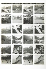 Plaque de verre EDUCA série 34 ANNECY CHAMONIX Les Alpes 2. 12 PHOTOS STEREOS