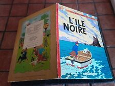 TINTIN L'ILE NOIRE / B36 - 1966 / EO FRANCAISE BOB DE MOOR / HERGÉ / CASTERMAN