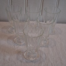 Lot de 6 verres à vins cuit