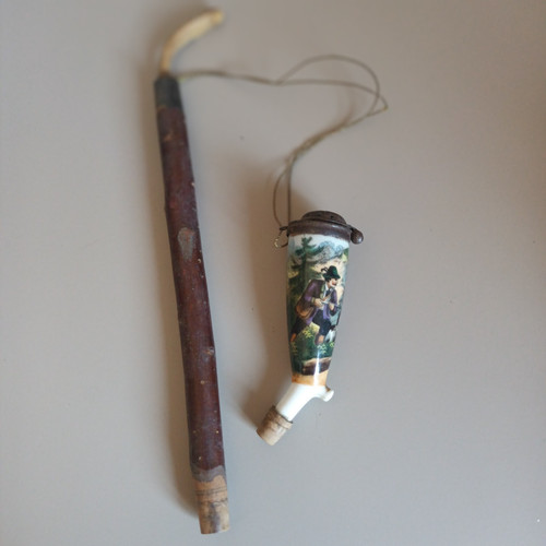 Ancien fourneau pipe - fourneau,