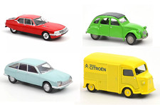 Lot de 4 Citroën 2CV, SM, GS