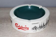 GRAND CENDRIER PUBLICITAIRE CARLSBERG CERAMIQUE