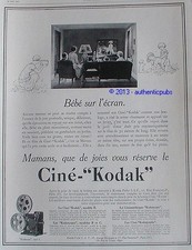 PUBLICITE CINE KODAK CAMERA