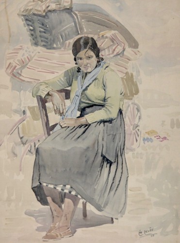 Lelee léo gitane - lelee, (1872-1947)