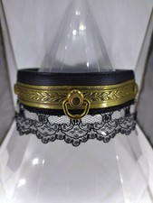 Collier ras de cou anneau