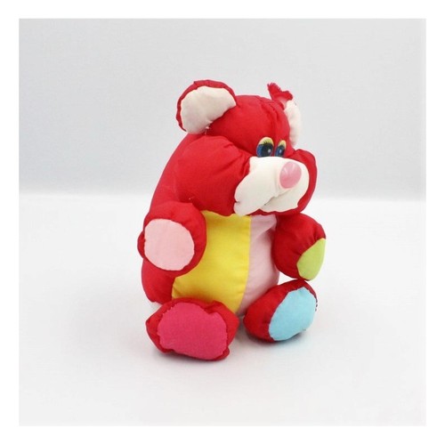 Peluche puffalump ours rouge - ours,