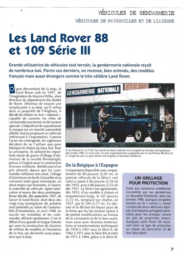 Document veh gendarmerie - gendarmerie, land